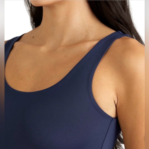Frank and Oak Women's Contour Tank Navy Blue NWOT Size Large - Picture 3 of 3